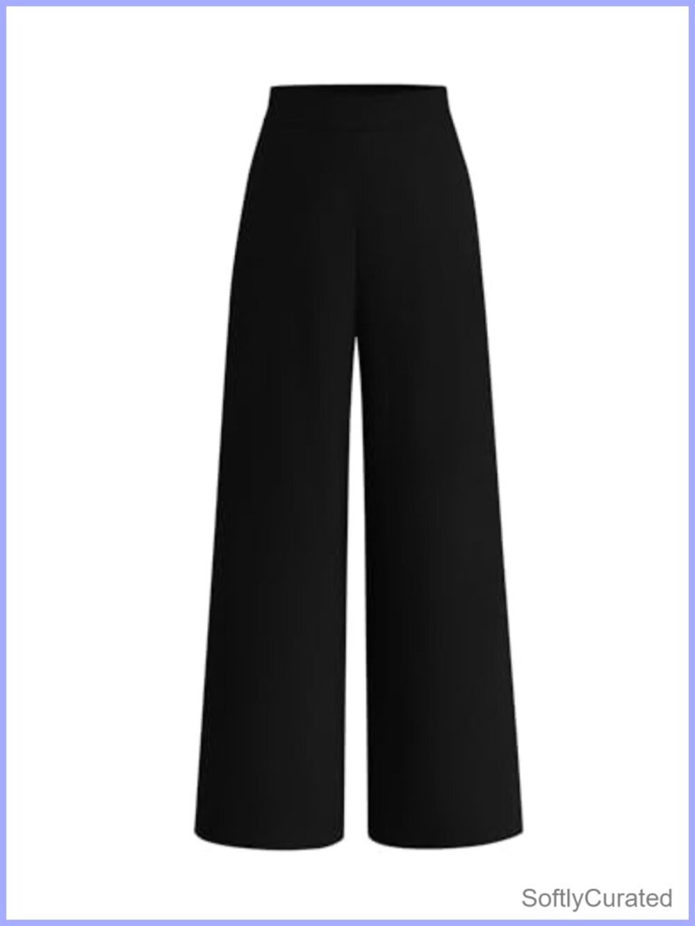 High Waisted Wide Leg Palazzo Trousers Loose Business Casual Office Pants